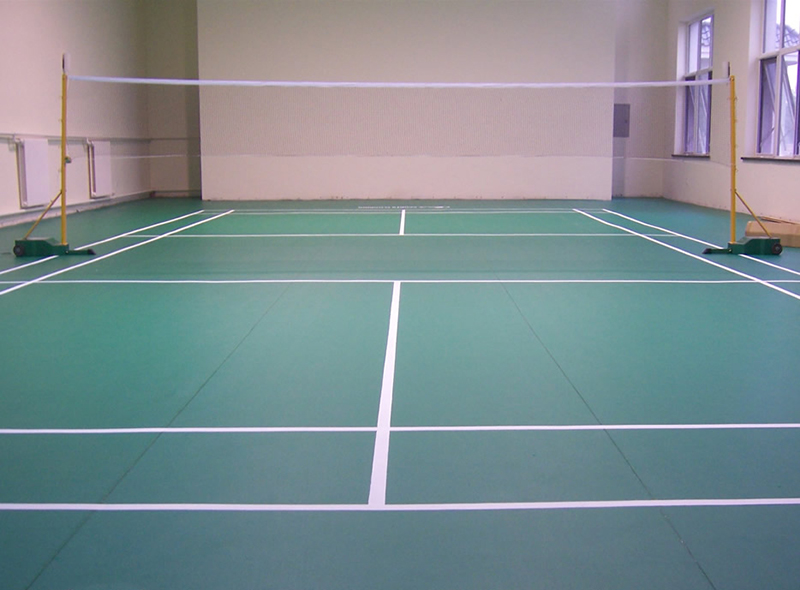 PVC运动地板 羽毛球地板