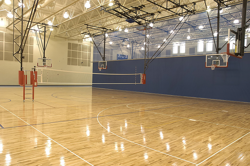 PVC运动地板 篮球场地板