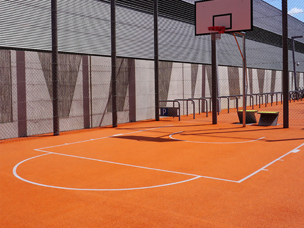 pvc运动地板 篮球羽毛球场 安全户外pvc运动塑胶地