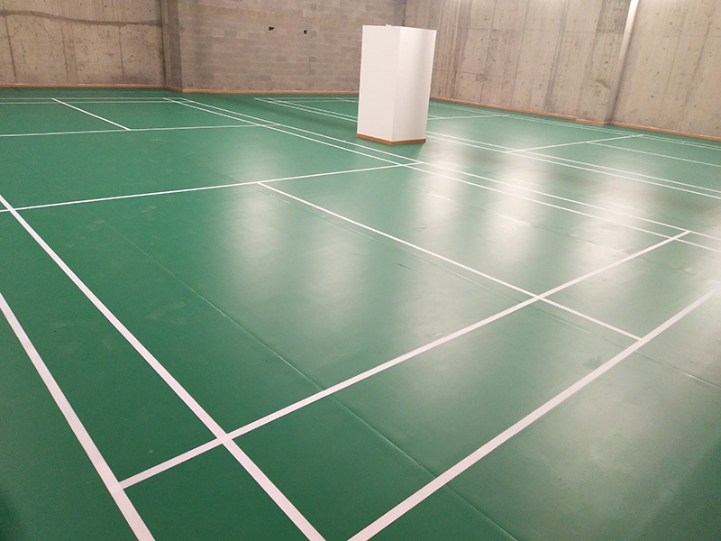 PVC运动地板 羽毛球地板