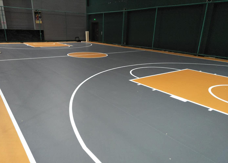 PVC运动地板 篮球场地板