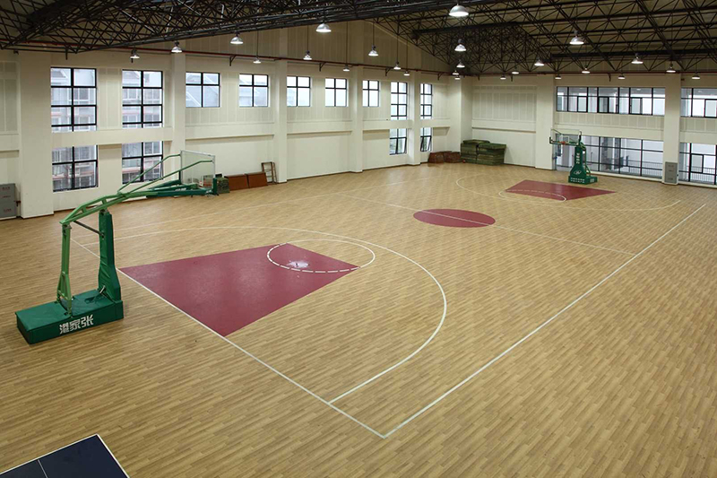 PVC运动地板 篮球场地板