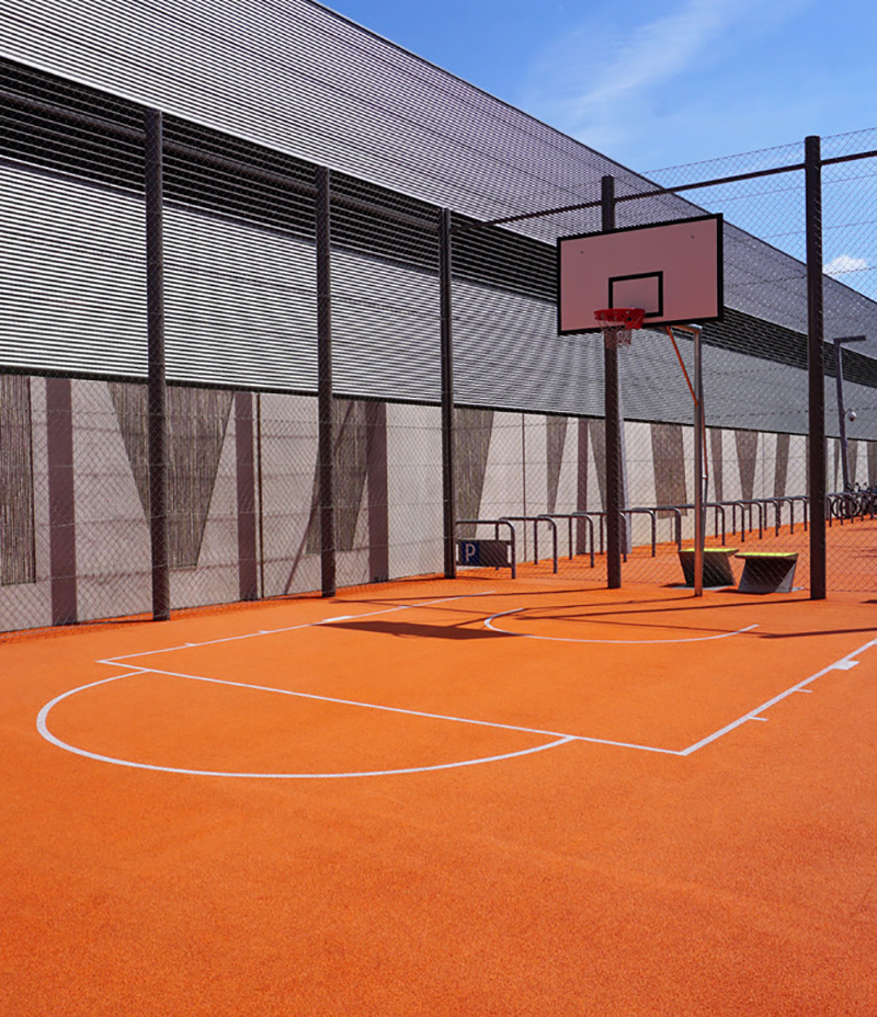 pvc运动地板 篮球羽毛球场 安全户外pvc运动塑胶地板